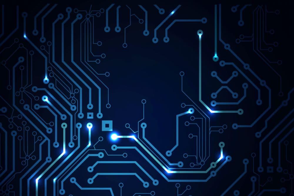 Circuit background pattern